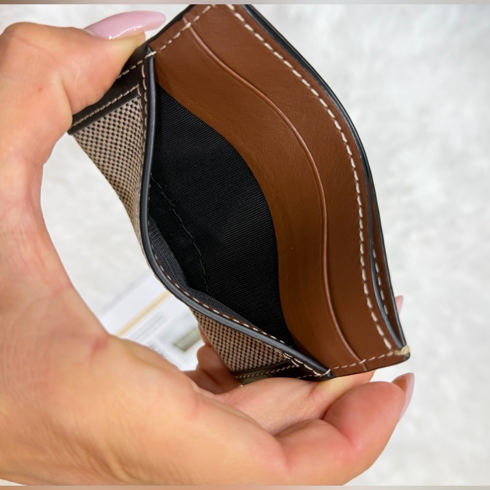 New UNISEX Burberry Horseferry Card Holder - Picture 6 of 10